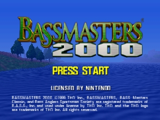 Bassmasters 2000 (USA) Title Screen